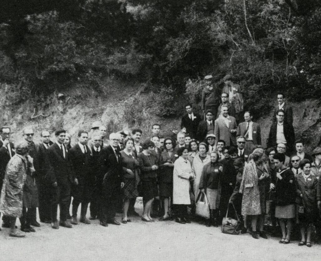 Fotografia da Terceira Reunião Botânica Peninsular em 1970